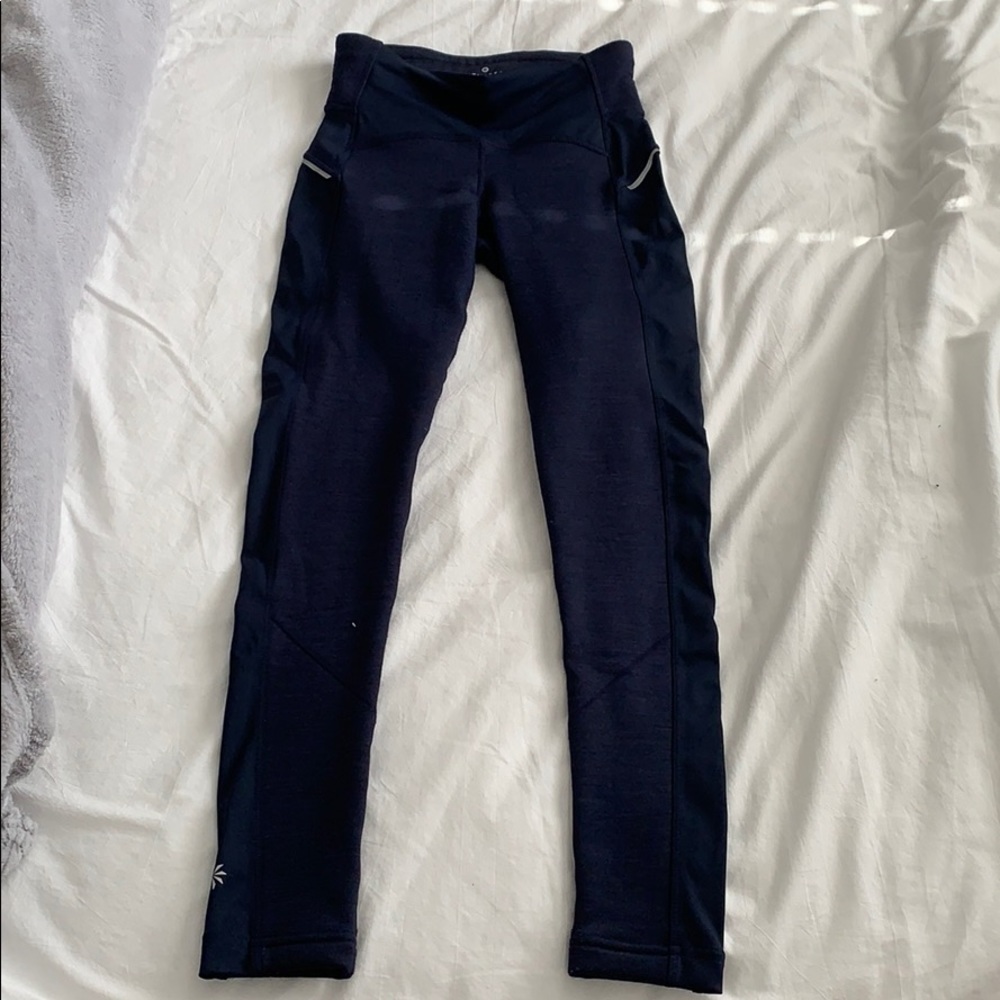 Athleta power lift fleece leggings